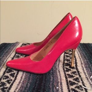 Apart Red And Gold Heels